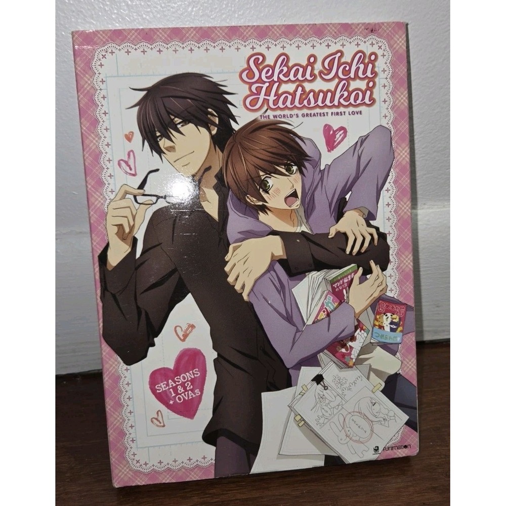 Sekai Ichi Hatsukoi Complete Seasons 1 & 2 + OVAs DVD Funimation NEW Sealed